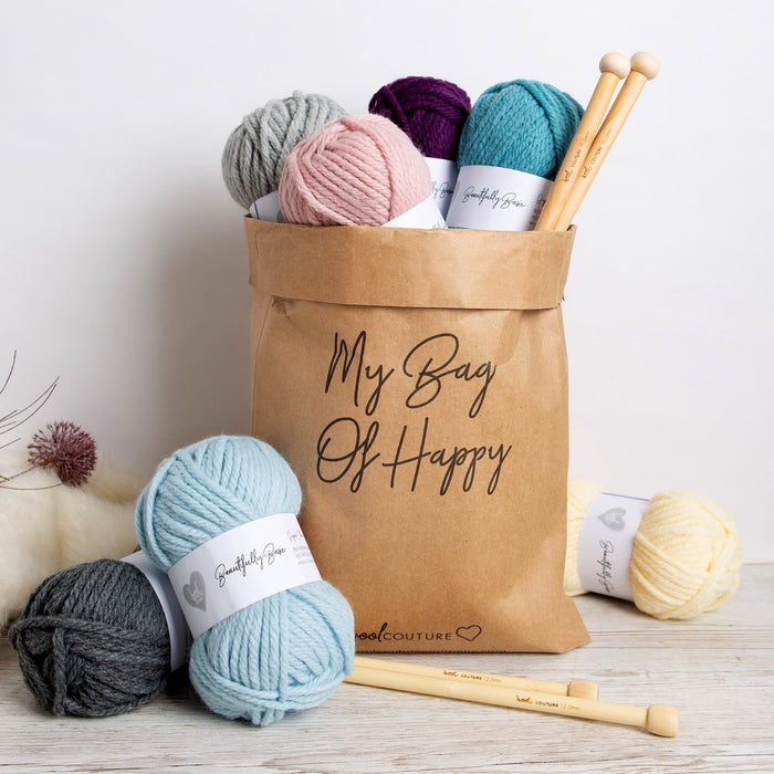 Shawl Knitting Kit - Wool Couture