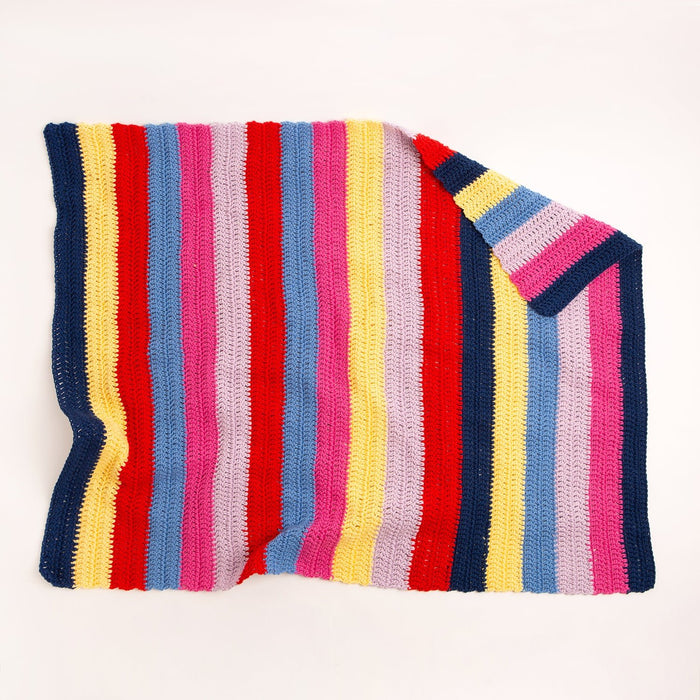 Shhh Baby Blanket Bright Crochet Kit Wool Couture