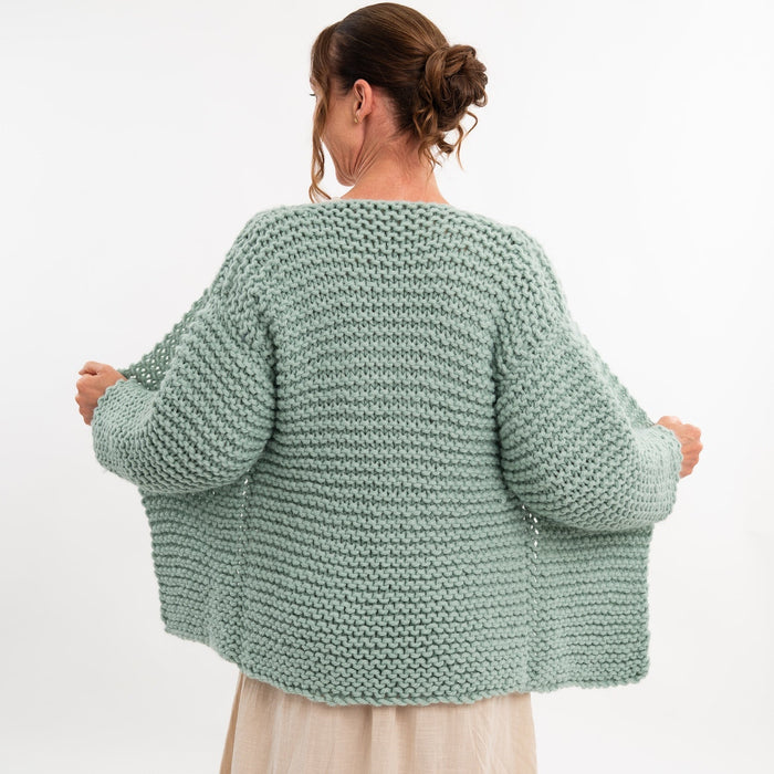 Simple Cardigan Knitting Kit - Wool Couture