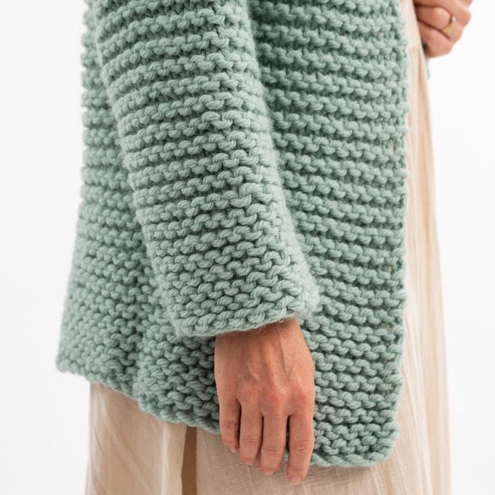 Simple Cardigan Knitting Kit - Wool Couture
