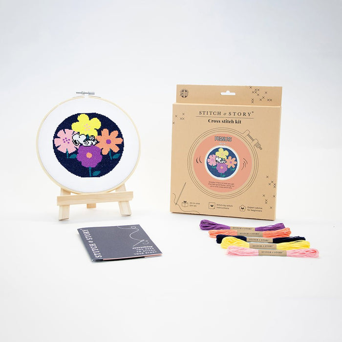 Snoopy Dreaming Cross Stitch Kit - Wool Couture