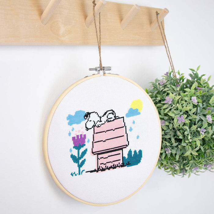 Snoopy Observing Cross Stitch Kit - Wool Couture