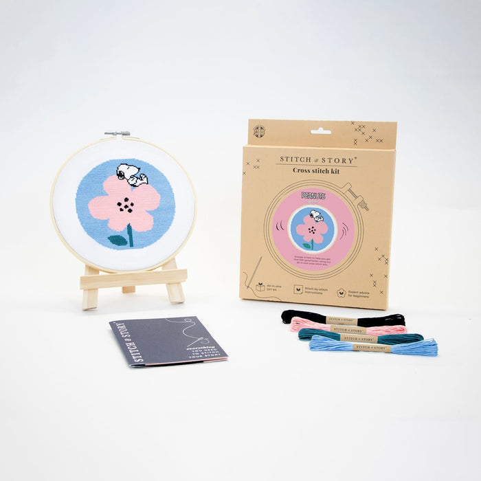 Snoopy Resting Cross Stitch Kit - Wool Couture