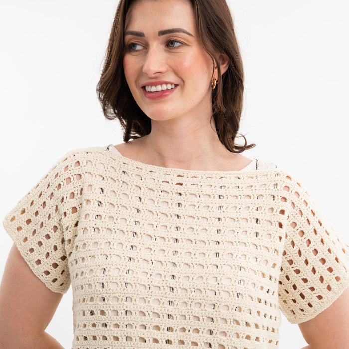 Sorrento Cotton Top Easy Crochet Kit - Wool Couture
