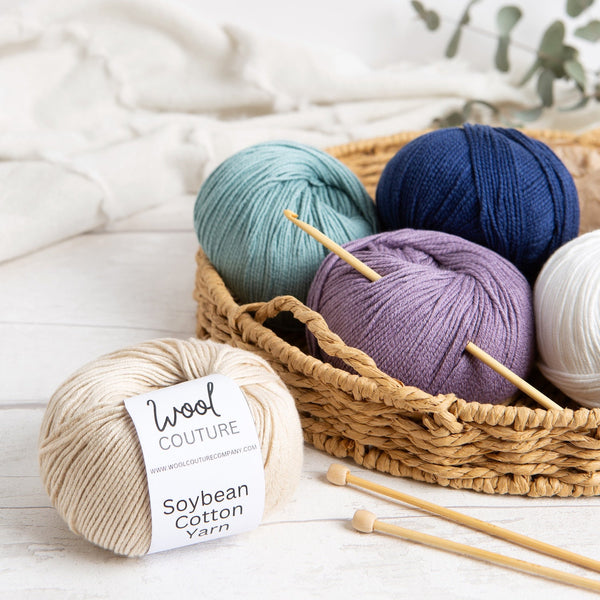 Soybean Cotton Yarn 50g Ball - Wool Couture