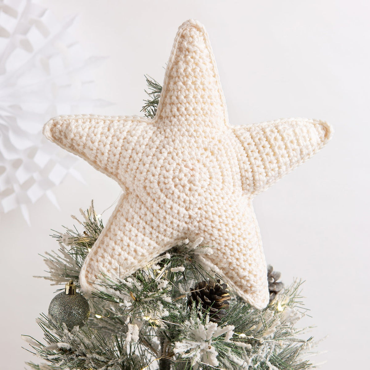 Star Tree Topper Crochet Kit | Wool Couture
