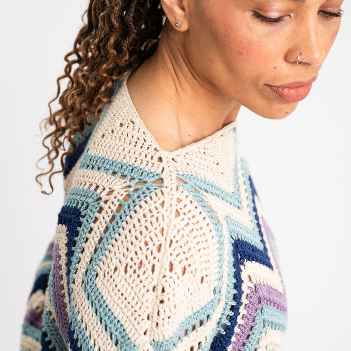Striped Chevron Jumper Crochet Kit - Wool Couture