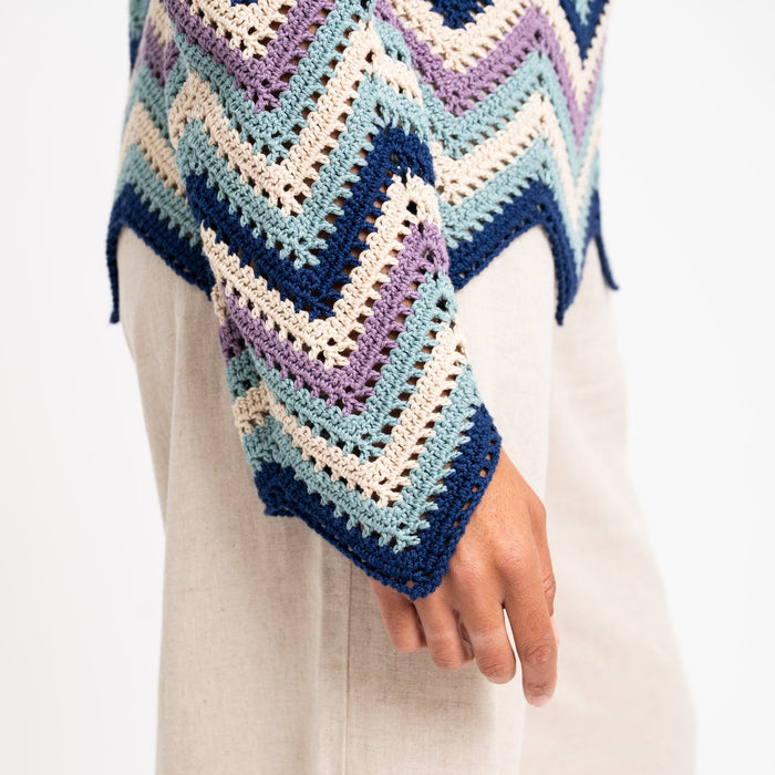 Striped Chevron Jumper Crochet Kit - Wool Couture