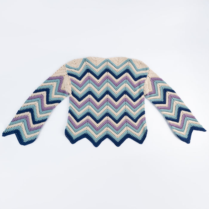 Striped Chevron Jumper Crochet Kit - Wool Couture