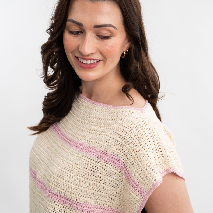 Striped Summer Top Crochet Kit - Wool Couture