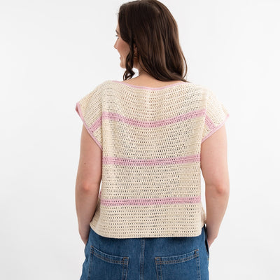 Striped Summer Top Crochet Kit - Wool Couture