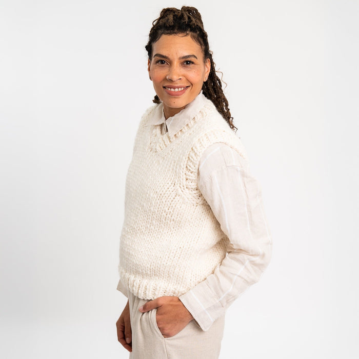 Tank Top Easy Knitting Kit - Wool Couture