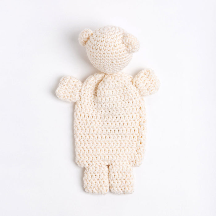 Teddy Bear Crochet Kit - Natural Cream & Granite - Wool Couture