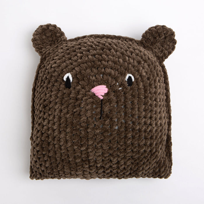 Teddy Bear Cushion Crochet Kit - Wool Couture
