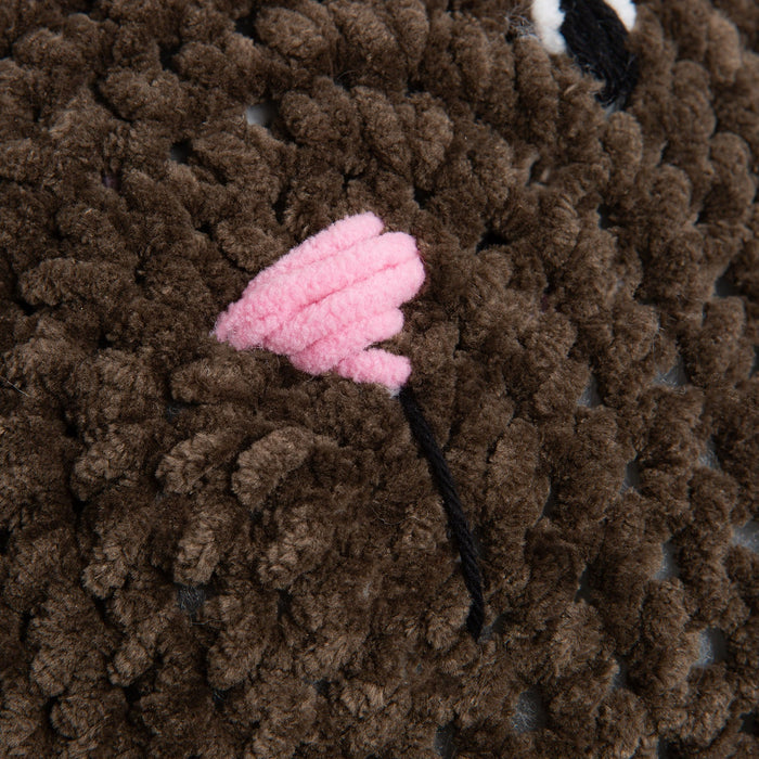 Teddy Bear Cushion Crochet Kit - Wool Couture
