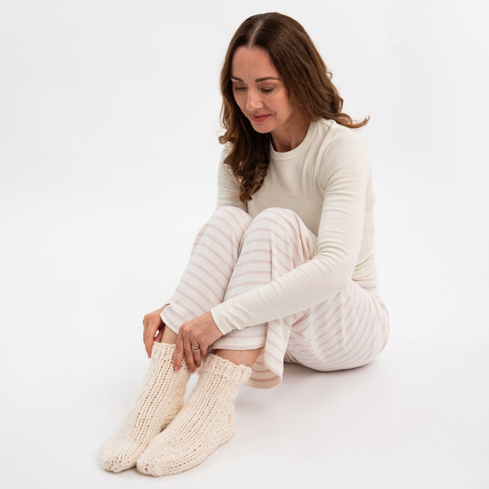 The Chunky Slipper Socks Knitting Kit - Wool Couture