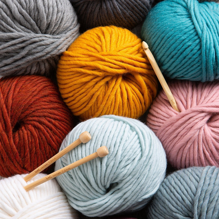 The Chunky Yarn 100g Ball | Yarn Bundle | 5 Balls - Wool Couture