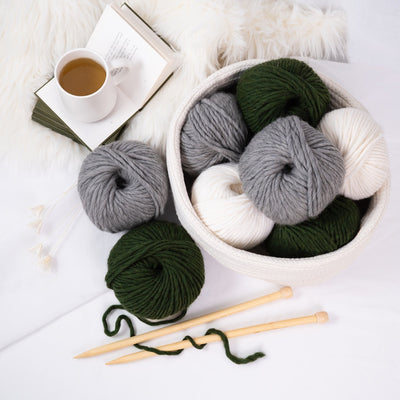 The Chunky Yarn Bundle: 20 Balls 25% DISCOUNT - Wool Couture