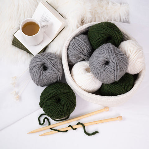 The Chunky Yarn Bundle: 20 Balls 25% DISCOUNT - Wool Couture