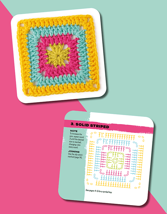 The Granny Square Flowers Card Deck by Claire Montgomerie - Wool Couture