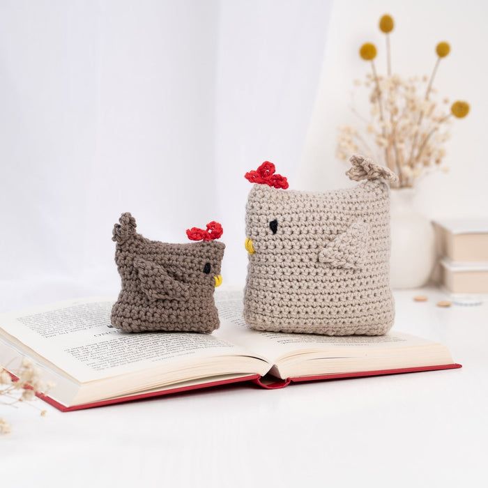 The Hen & Chick Beginner Crochet Kit - Wool Couture