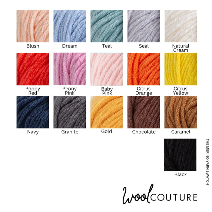 The Merino Yarn 50g Ball - Wool Couture