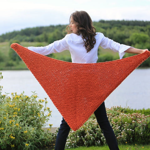 Triangle Scarf Knitting Kit - Wool Couture