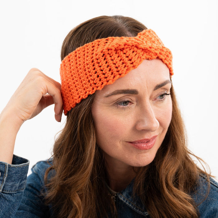 Twisted Headband Crochet Kit | FREE Beginner Workshop Included - Wool Couture