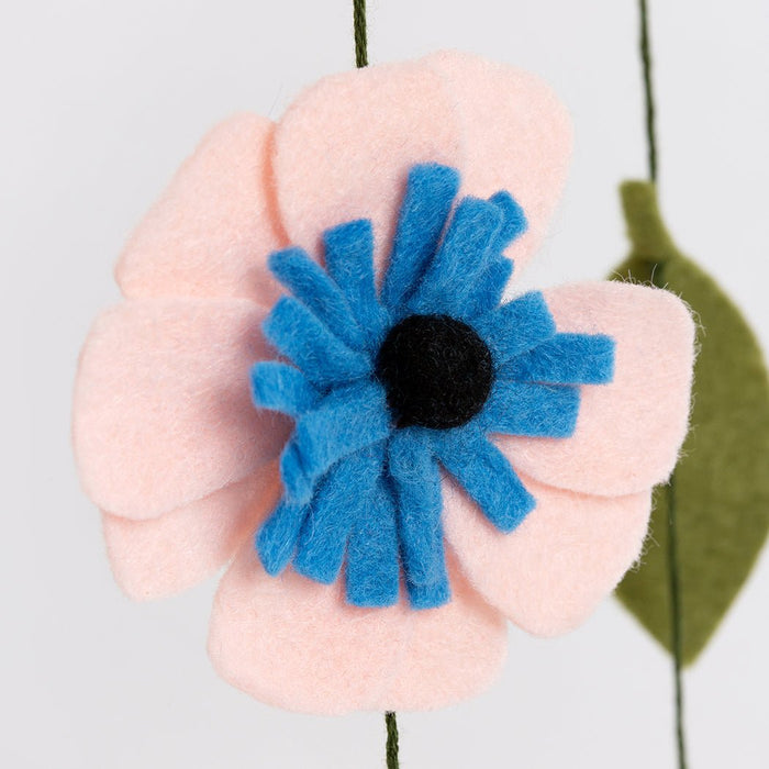 Wildflower Mobile Felt Craft Kit - Wool Couture