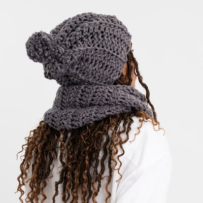 Winter Hat Beginners Crochet Kit - Wool Couture