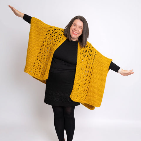 Winter Shawl Knitting Kit - Wool Couture