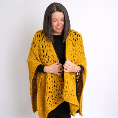 Winter Shawl Knitting Kit - Wool Couture