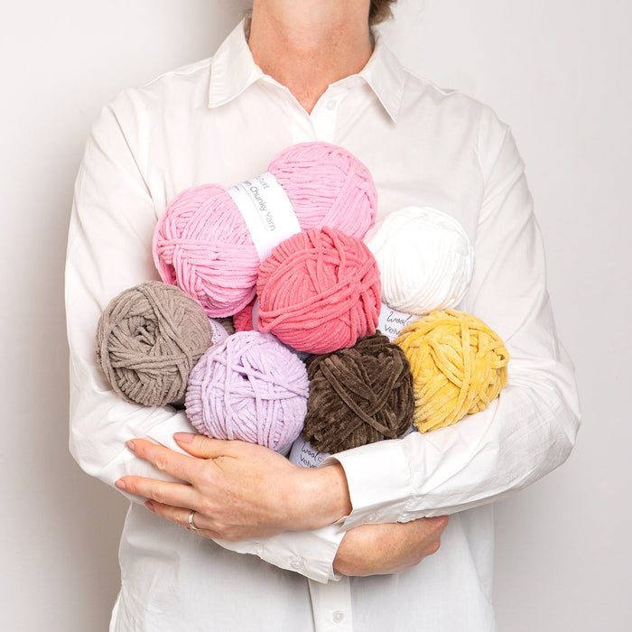 WONKY Velveteen Chunky Yarn 100g Ball - Wool Couture