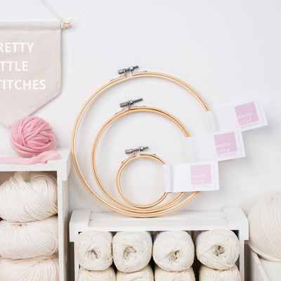 Wooden Embroidery Hoop - Wool Couture