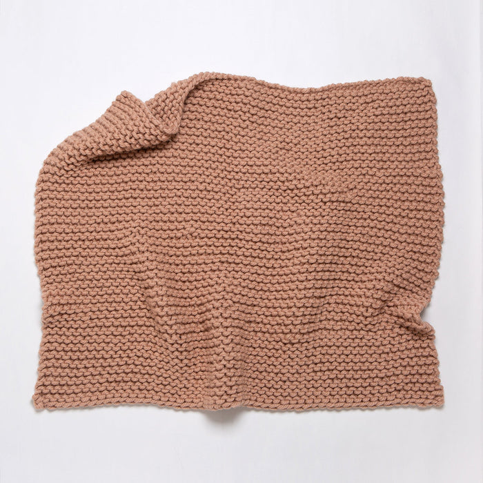 Wrap Up Blanket Knitting Kit - 2 in 1 Beginner Pattern - Wool Couture