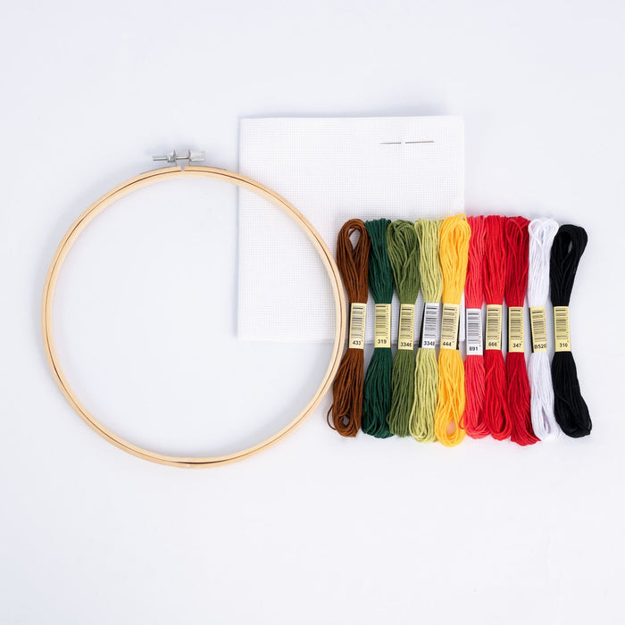 Yule Cross Stitch Kit - Wool Couture