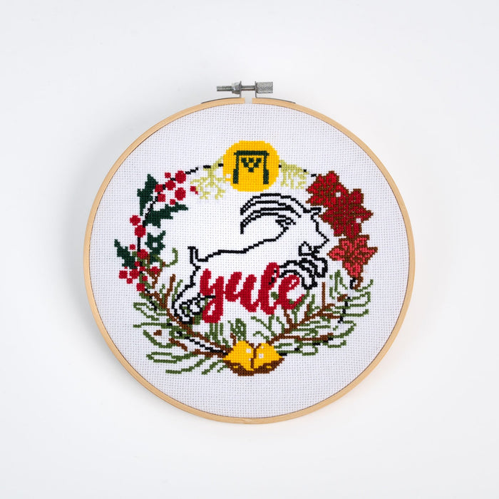 Yule Cross Stitch Kit - Wool Couture