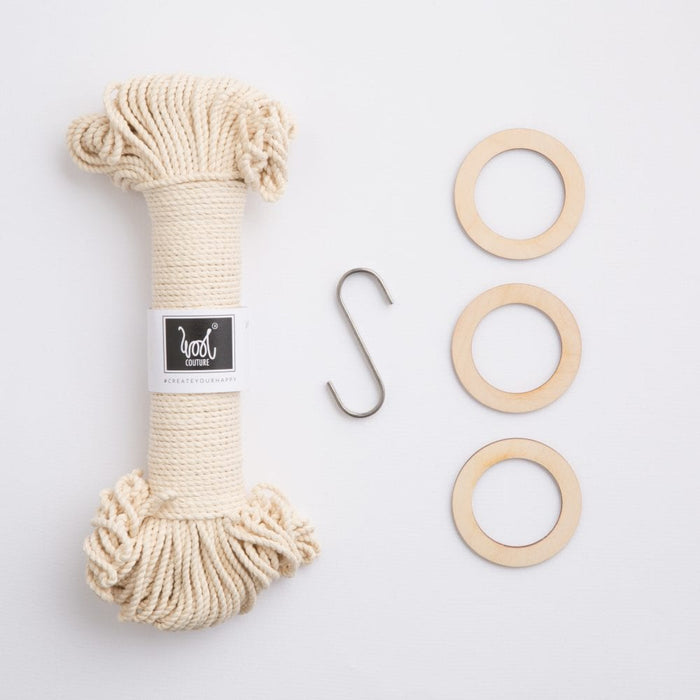 3 Sisters Macrame Plant Hanger DIY kit - Wool Couture