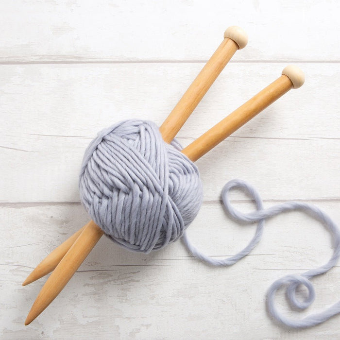 9mm x 40cm Knitting Needles - Wool Couture