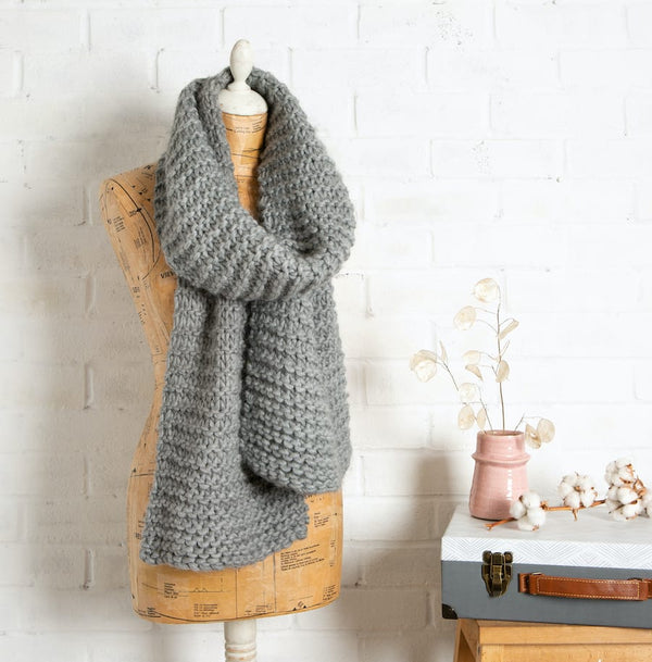 Absolute Beginners Scarf Knitting Kit - Wool Couture