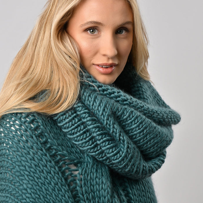 Absolute Beginners Snood Knitting Kit - Wool Couture