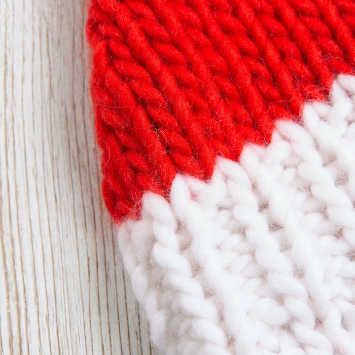 Adults Santa Hat Knitting Kit - Wool Couture