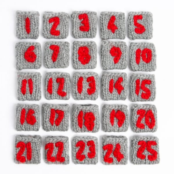 Advent Calendar Pockets Knitting Kit - Wool Couture