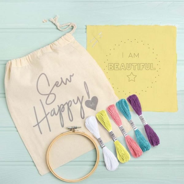 Affirmation Embroidery Kit Bundle - Wool Couture