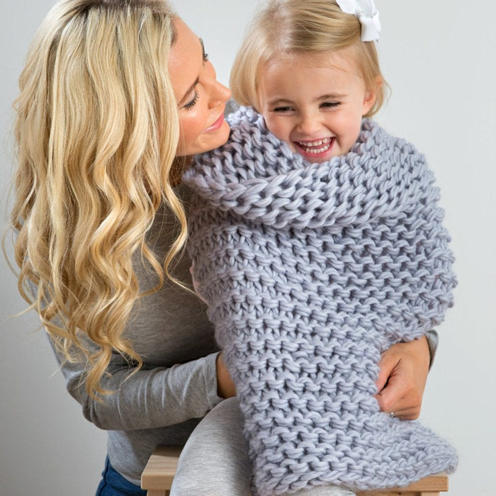Amias Baby Blanket Knitting Kit - Wool Couture