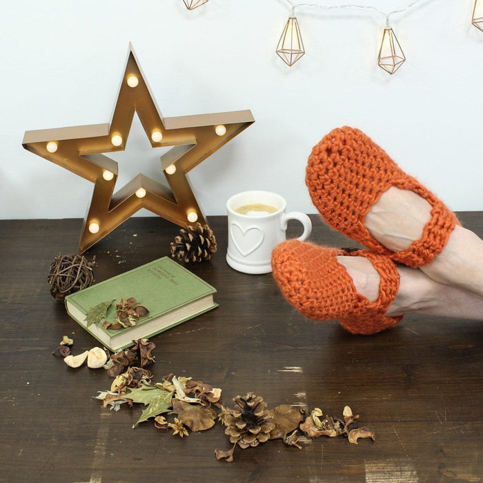 Amy Slippers Crochet Kit - Wool Couture