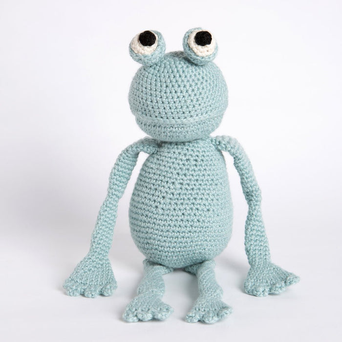 Animal Crochet Kit - Freddy Frog - Wool Couture