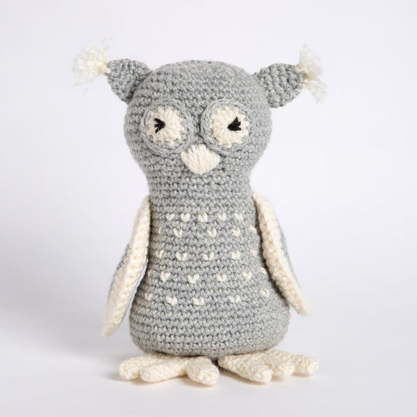 Animal Crochet Kit - Henry Tufted Owl - Wool Couture