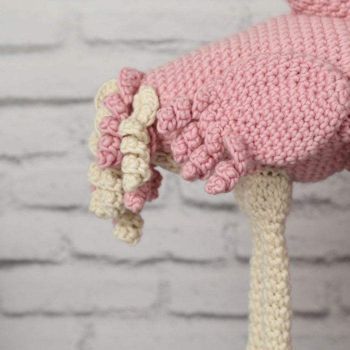 April the Giant Flamingo Crochet Kit - Wool Couture