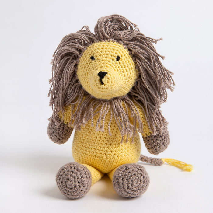 Arthur The Lion - Cotton Crochet Kit - Wool Couture